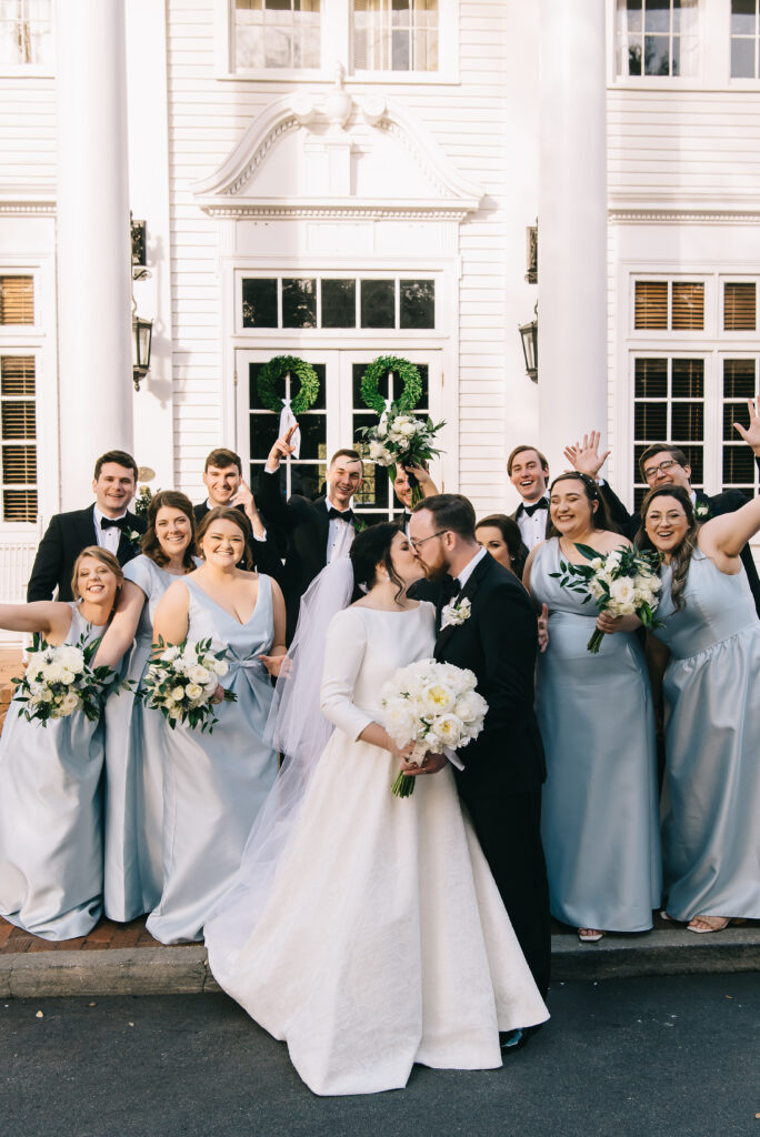 bridal party photos at the willcox in Aiken SC